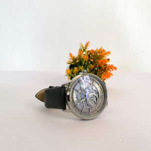 Keep Moving Unisex Leather Watch