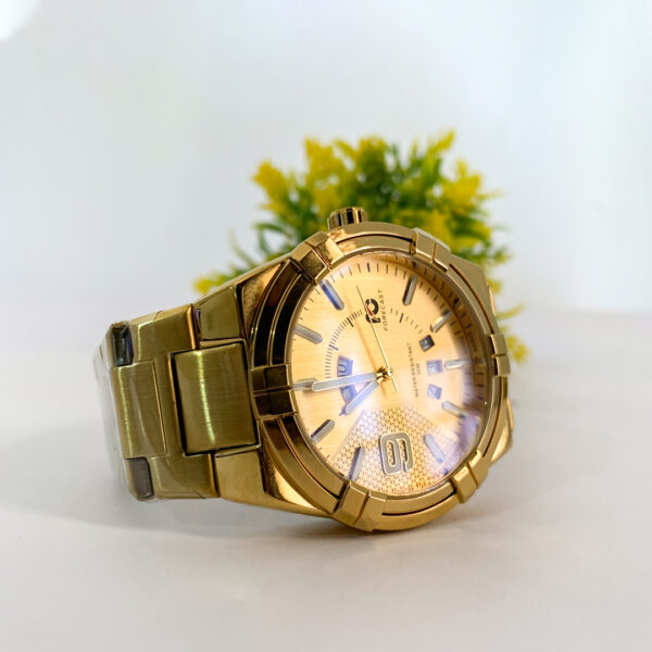 Forecast Gold Plated Chain Water Resistant Watch