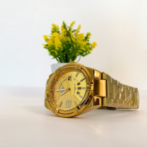 Forecast Gold Plated Chain Water Resistant Watch