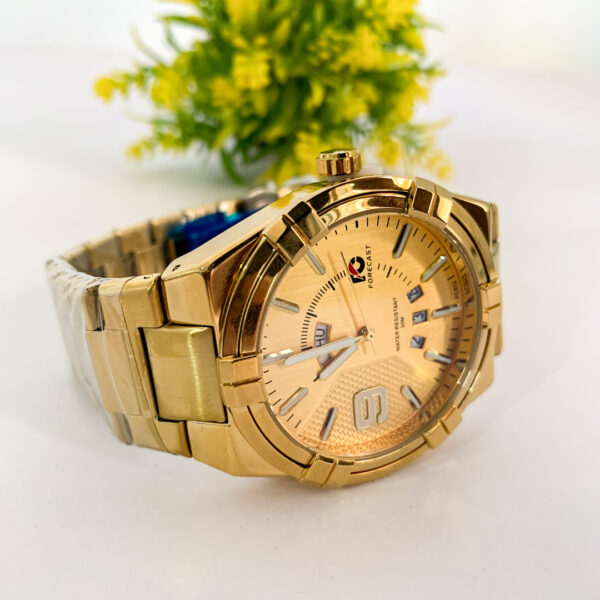 Forecast Gold Plated Chain Water Resistant Watch - Image 5