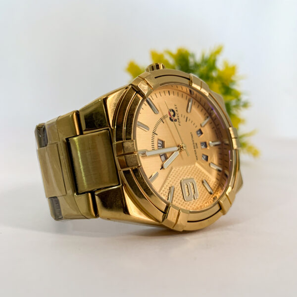 Forecast Gold Plated Chain Water Resistant Watch - Image 4